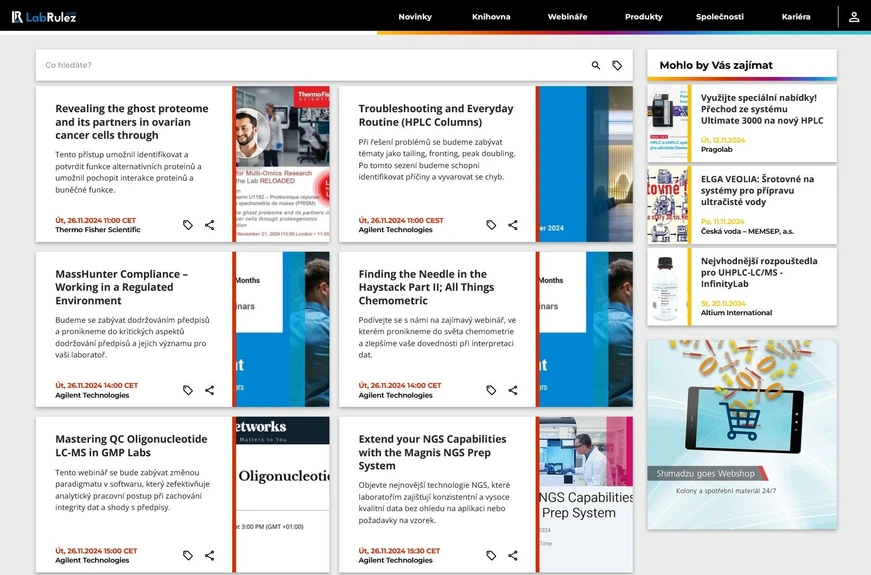 <p>LabRulez: Webináře LabRulezLCMS týden 48/2024</p>
