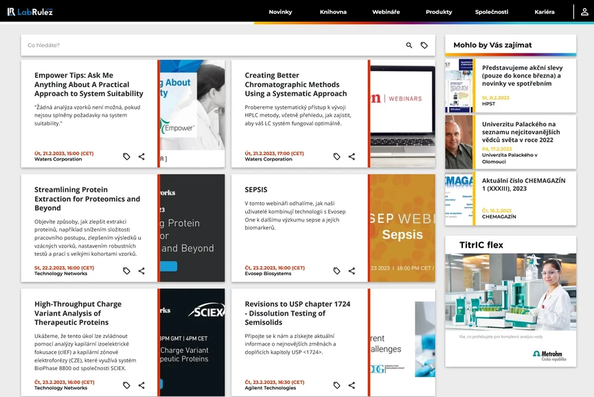<p>LabRulez: Webináře LabRulezLCMS týden 8/2023</p>