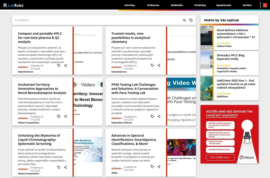 <p>LabRulez: Webináře LabRulezLCMS týden 9/2025</p>