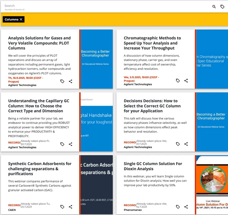 LabRulez: Webinars GC columns