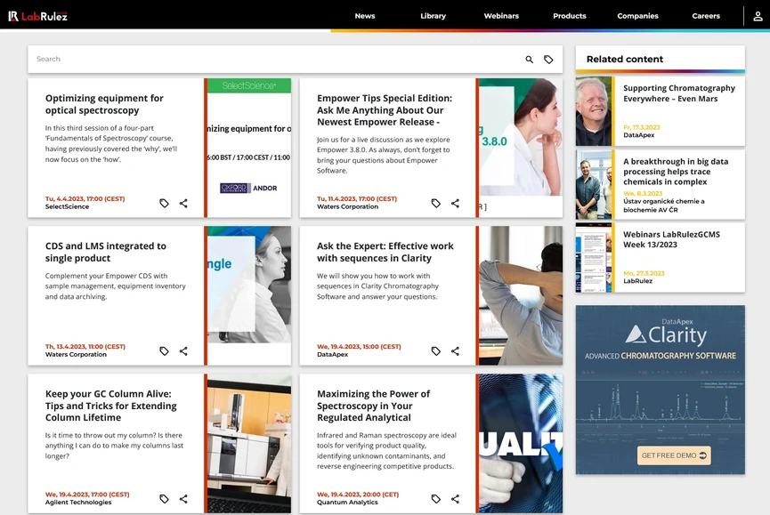 <p>LabRulez: Webinars LabRulezGCMS April 2023</p>