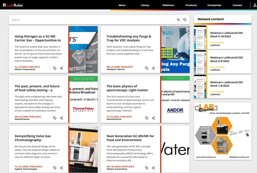 <p>LabRulez: Webinars LabRulezGCMS Week 10-11/2023</p>
