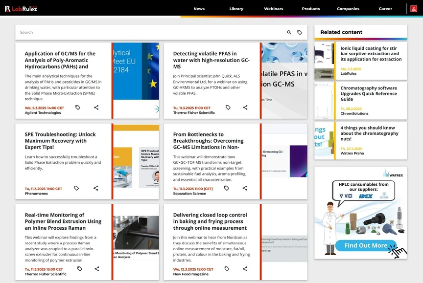 <p>LabRulez: Webinars LabRulezGCMS Week 10/2025</p>