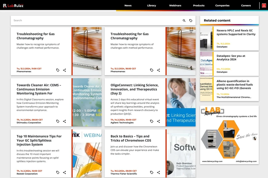 <p>LabRulez: Webinars LabRulezGCMS Week 11/2024</p>
