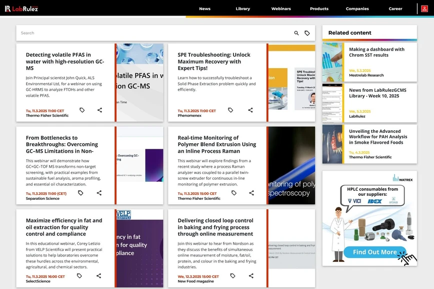<p>LabRulez: Webinars LabRulezGCMS Week 11/2025</p>