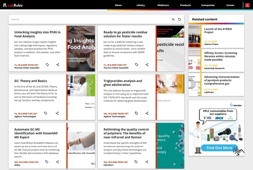 <p>LabRulez: Webinars LabRulezGCMS Week 12/2025</p>