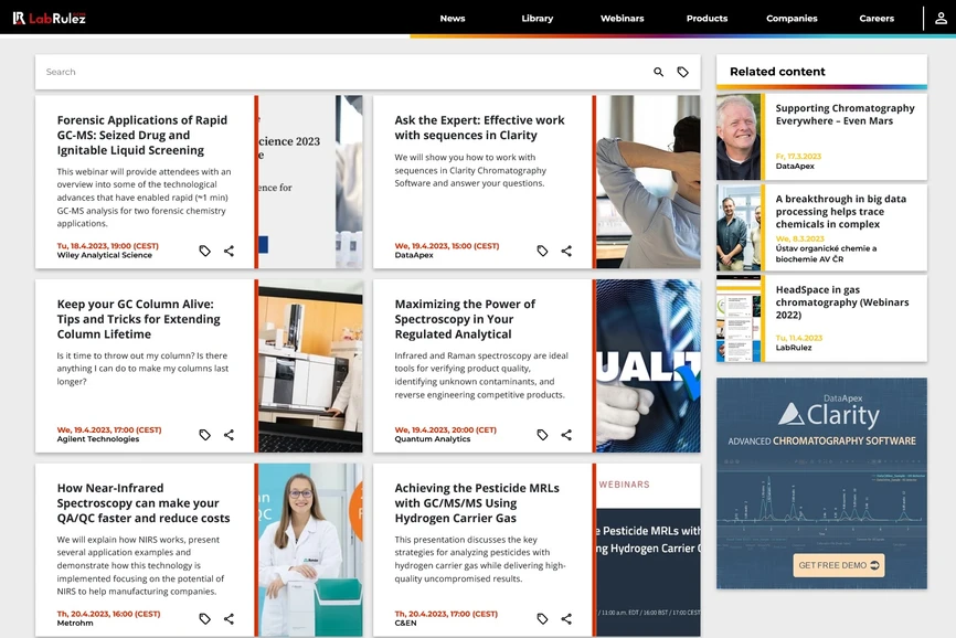 <p>LabRulez: Webinars LabRulezGCMS Week 16/2023</p>