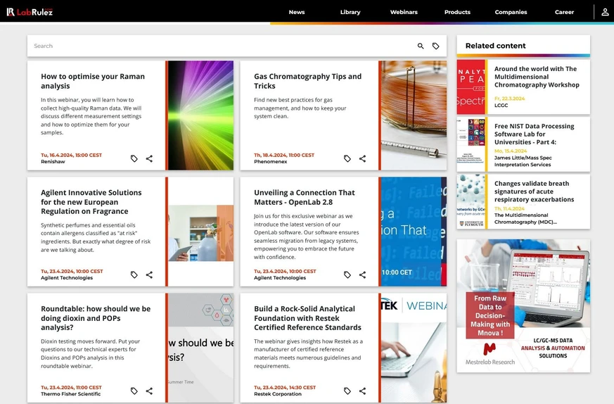 <p>LabRulez: Webinars LabRulezGCMS Week 16/2024</p>
