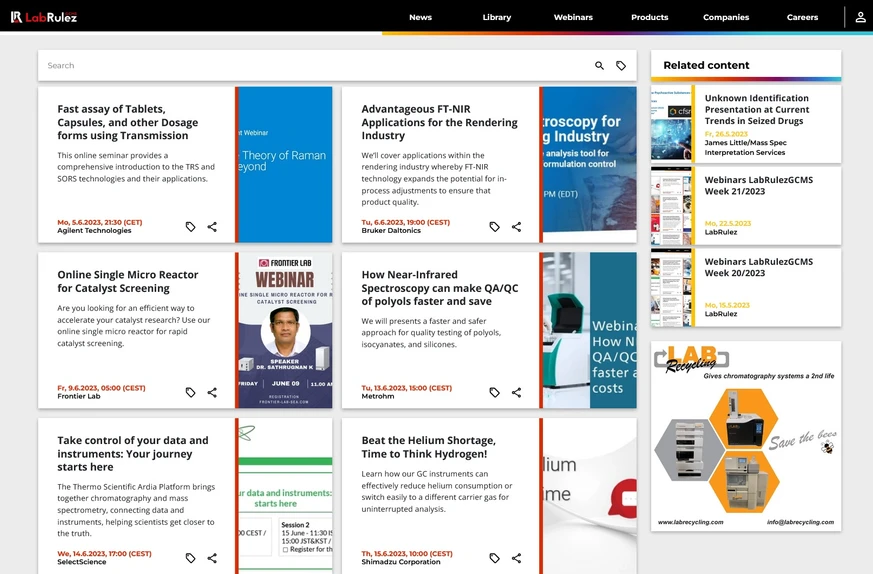 <p>LabRulez: Webinars LabRulezGCMS Week 23-24/2023</p>