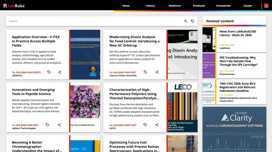<p>LabRulez: Webinars LabRulezGCMS Week 25/2026</p>