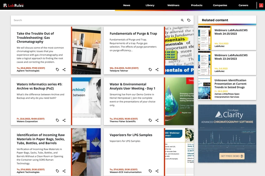 <p>LabRulez: Webinars LabRulezGCMS Week 25-26/2023</p>
