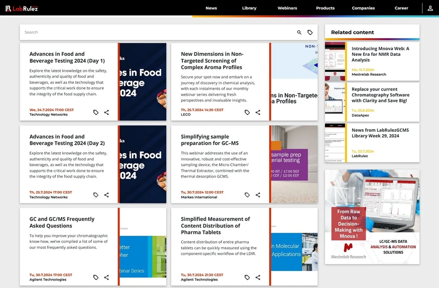 <p>LabRulez: LabRulez: Webinars LabRulezGCMS Week 30-31/2024</p>
