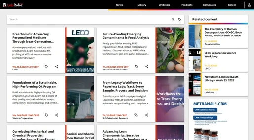 Webinars LabRulezGCMS Week 34/2026
