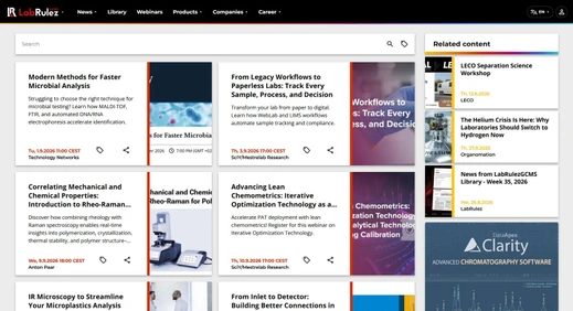 Webinars LabRulezGCMS Week 36/2026