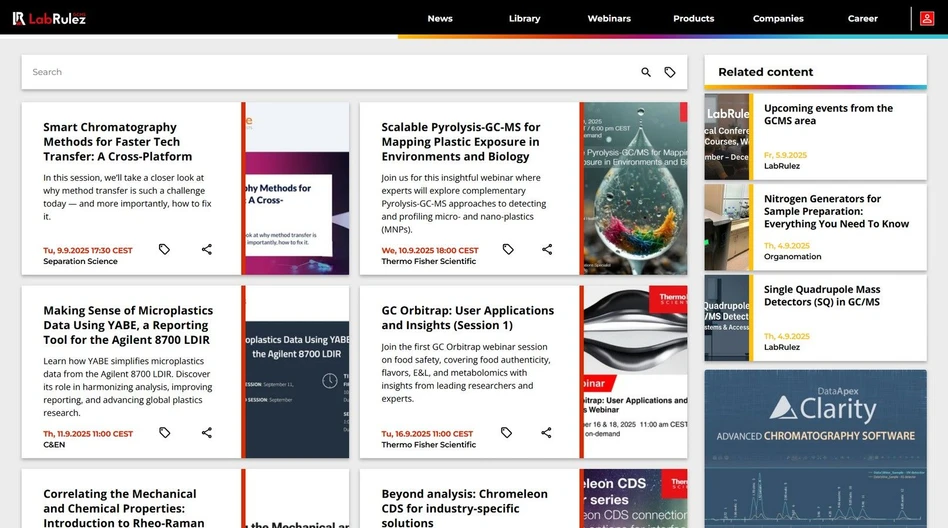 <p>LabRulez: Webinars LabRulezGCMS Week 37/2025</p>