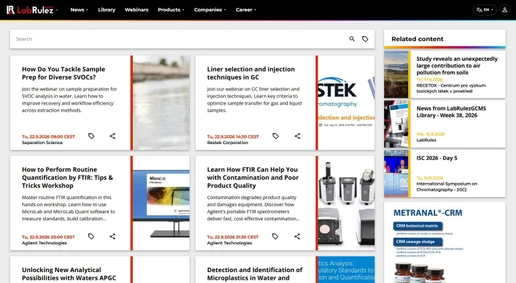 Webinars LabRulezGCMS Week 39/2026