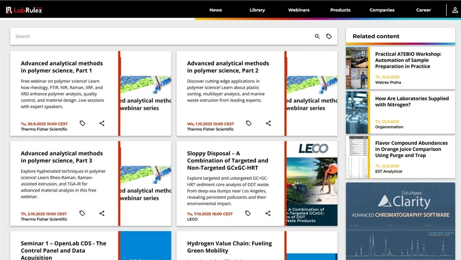 <p>LabRulez: Webinars LabRulezGCMS Week 40/2025</p>