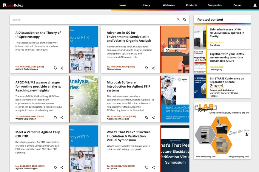 <p>LabRulez: Webinars LabRulezGCMS Week 42-43/2022</p>