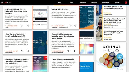 Webinars LabRulezGCMS Week 45/2025