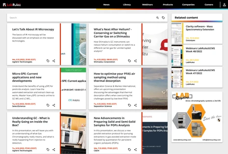 Webinars LabRulezGCMS Week 49/2022