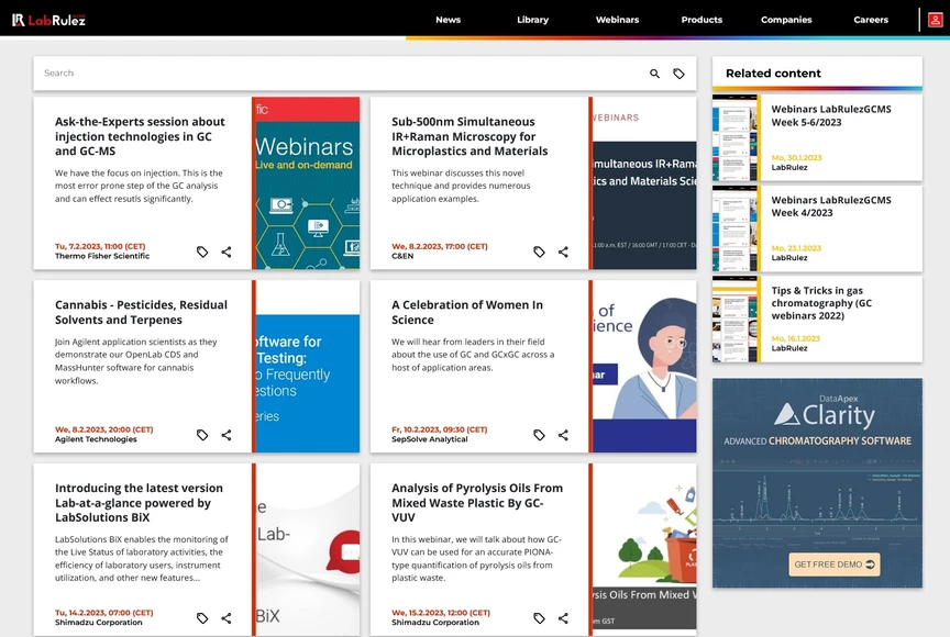 <p>LabRulez: Webinars LabRulezGCMS Week 6-7/2023</p>
