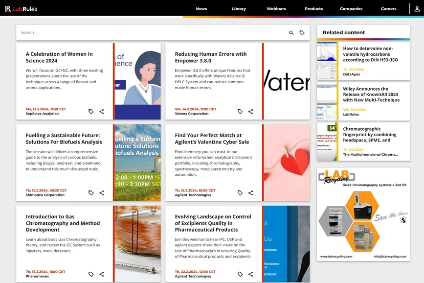 <p>LabRulez: Webinars LabRulezGCMS Week 7/2024</p>