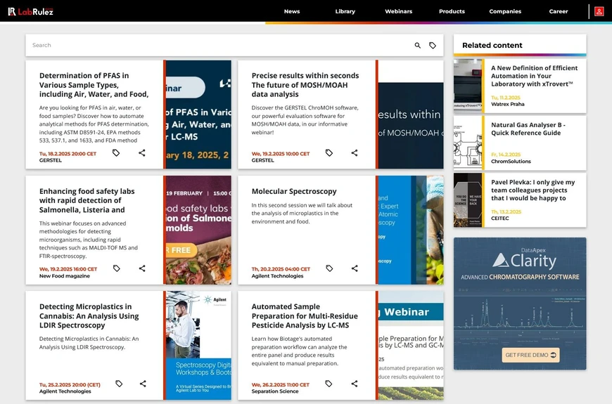 <p>LabRulez: Webinars LabRulezGCMS Week 8/2025</p>