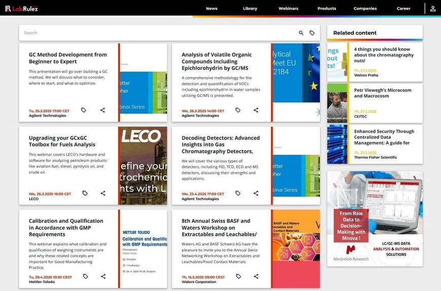 <p>LabRulez: Webinars LabRulezGCMS Week 9/2025</p>