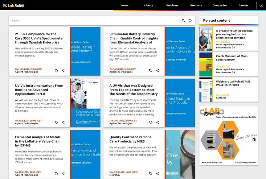 <p>LabRulez: Webinars LabRulezICPMS Week 11-12/2023</p>
