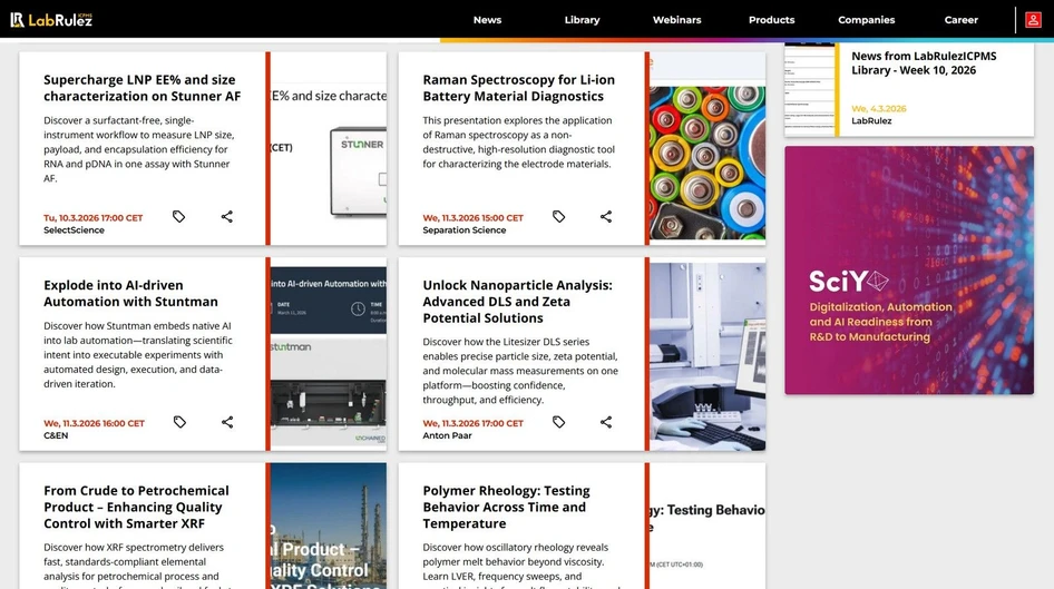 <p>LabRulez: Webinars LabRulezICPMS Week 11/2026</p>