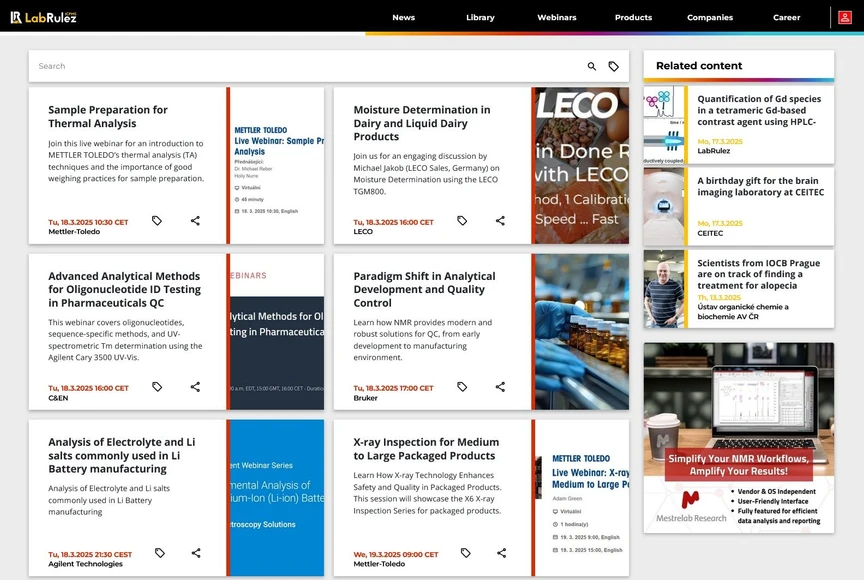 <p>LabRulez: Webinars LabRulezICPMS Week 12/2025</p>