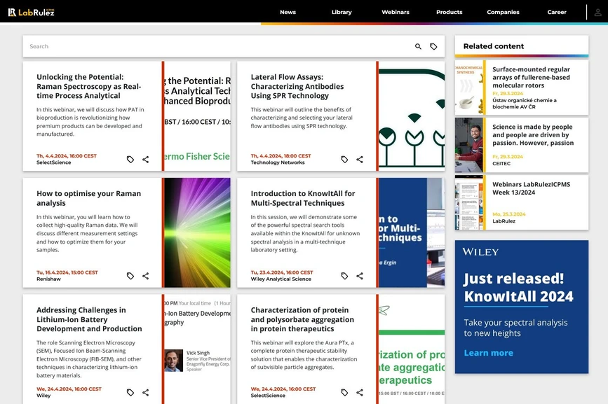 <p>LabRulez: Webinars LabRulezICPMS Week 14/2024</p>
