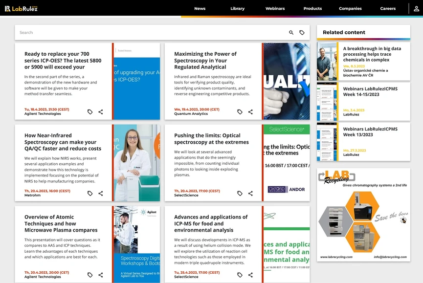 <p>LabRulez: Webinars LabRulezICPMS Week 16/2023</p>
