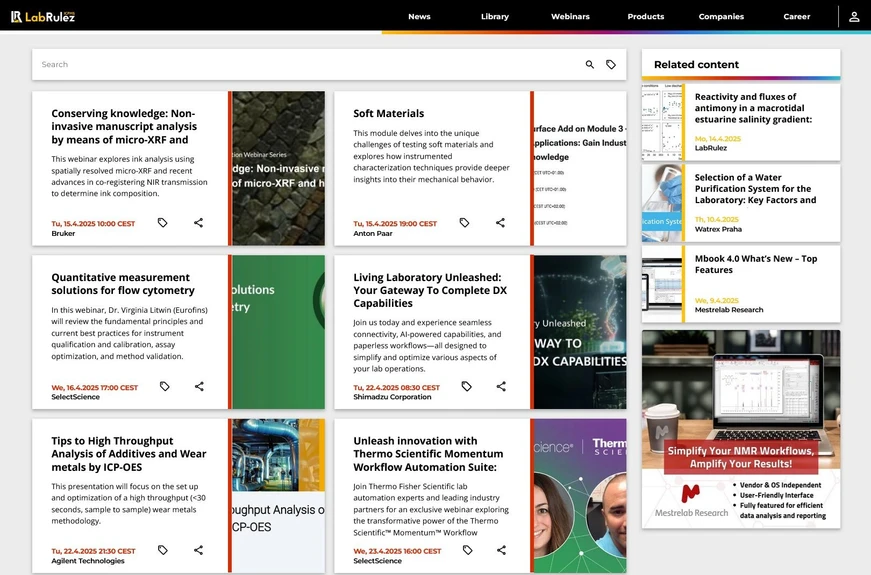 <p>LabRulez: Webinars LabRulezICPMS Week 16/2025</p>