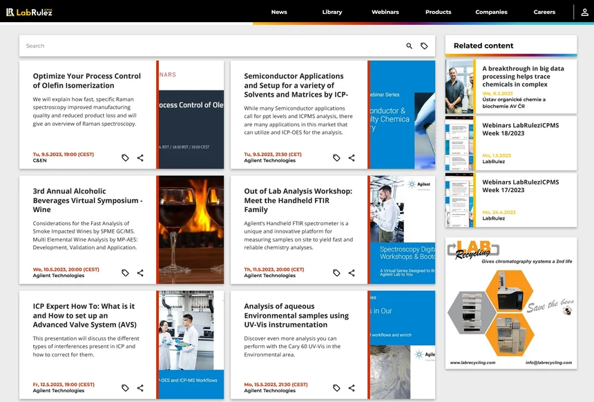 <p>LabRulez: Webinars LabRulezICPMS Week 19/2023</p>
