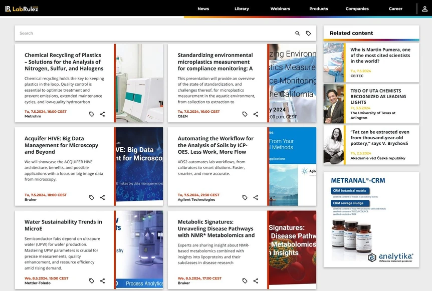 <p>LabRulez: Webinars LabRulezICPMS Week 19/2024</p>
