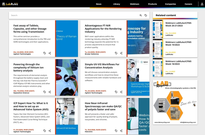 <p>LabRulez: Webinars LabRulezICPMS Week 23/2023</p>
