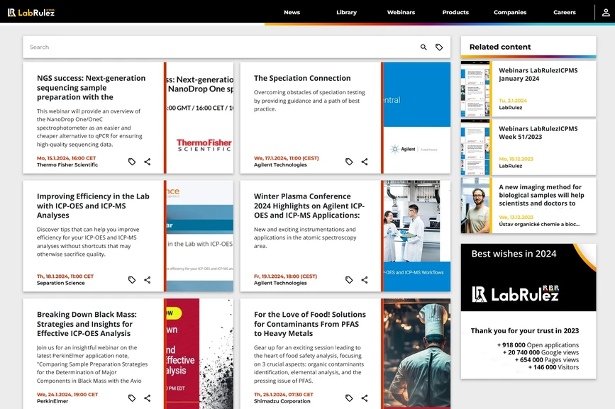 <p>LabRulez: Webinars LabRulezICPMS Week 2-3/2024</p>
