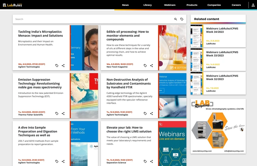 <p>LabRulez: Webinars LabRulezICPMS Week 36/2023</p>
