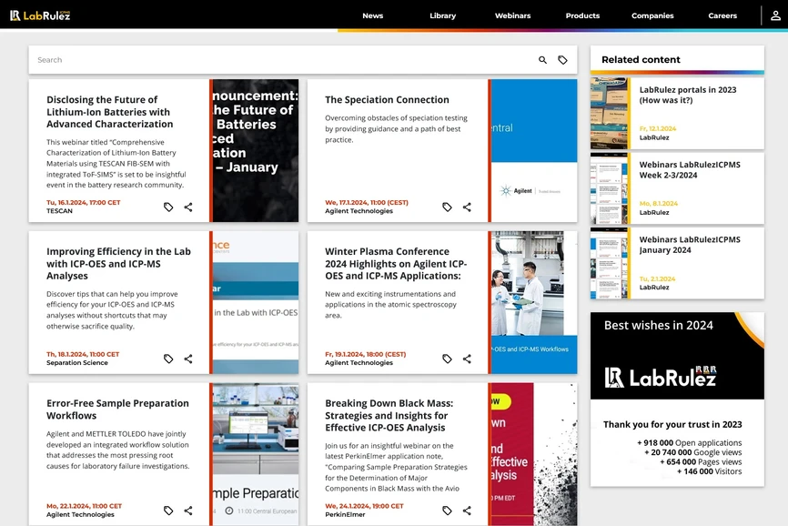 <p>LabRulez: Webinars LabRulezICPMS Week 3/2024</p>
