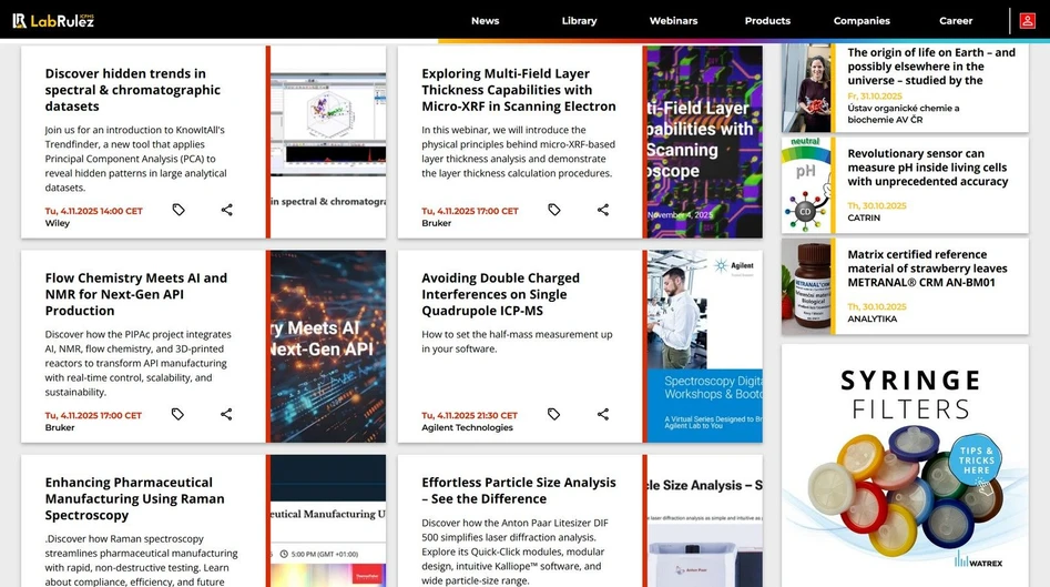 <p>LabRulez: Webinars LabRulezICPMS Week 45/2025</p>