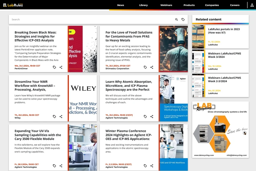<p>LabRulez: Webinars LabRulezICPMS Week 4/2024</p>
