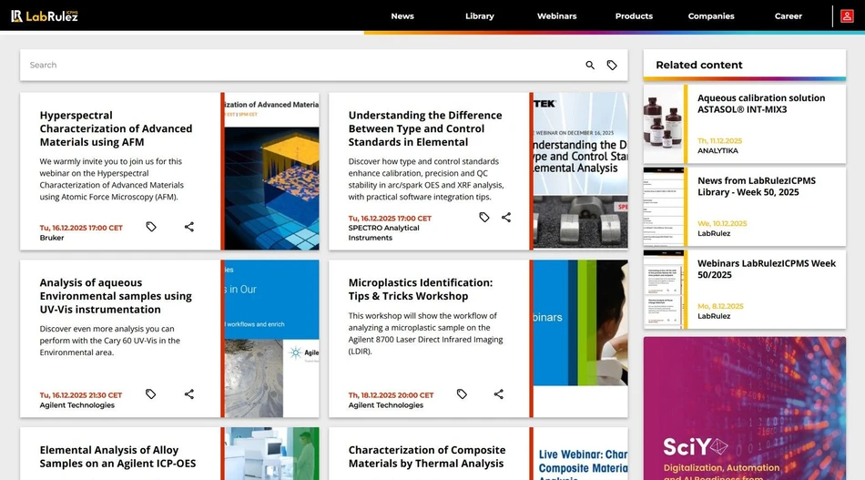 <p>LabRulez: Webinars LabRulezICPMS Week 51/2025</p>
