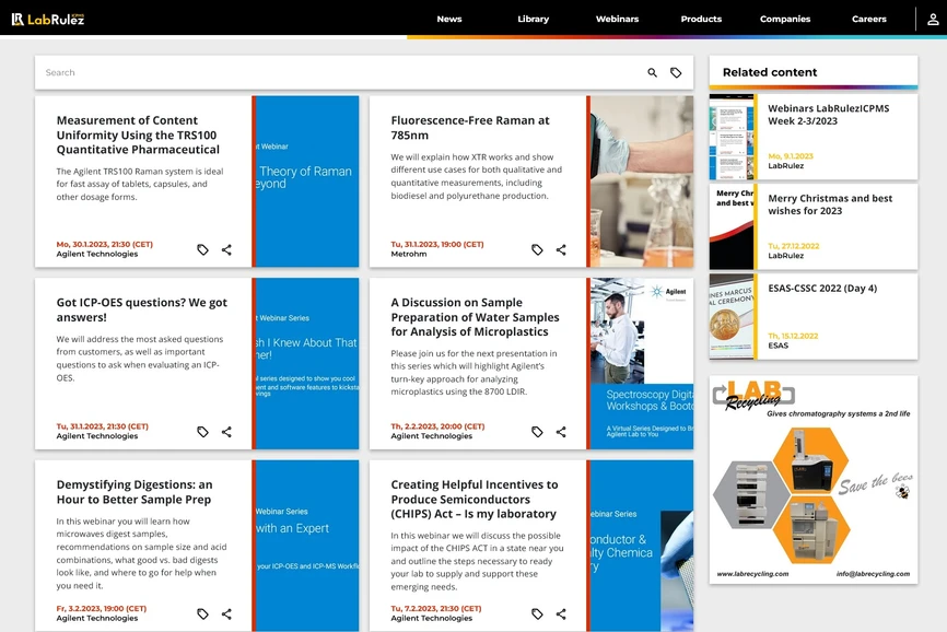<p>LabRulez: Webinars LabRulezICPMS Week 5-6/2023</p>