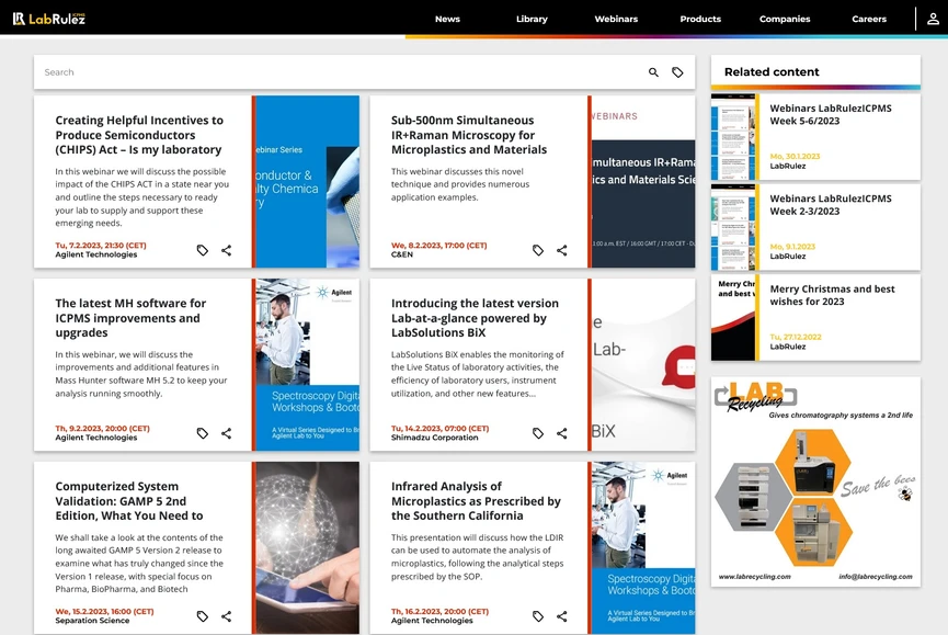 <p>LabRulez: Webinars LabRulezICPMS Week 6-7/2023</p>
