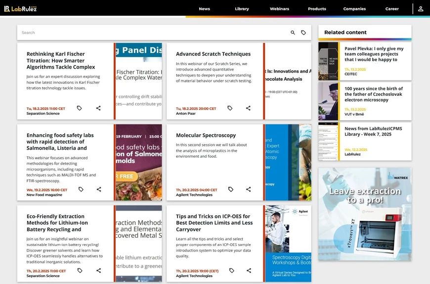 <p>LabRulez: Webinars LabRulezICPMS Week 8/2025</p>