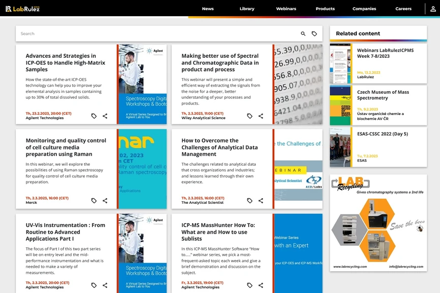 <p>LabRulez: Webinars LabRulezICPMS Week 8-9/2023</p>
