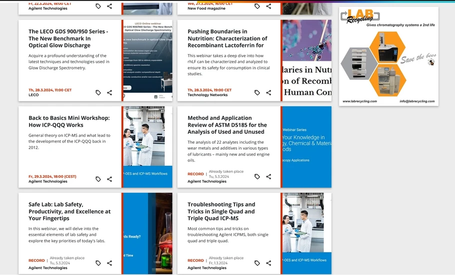 <p>LabRulez: Webinars LabRulezICPMS Week 9/2024</p>
