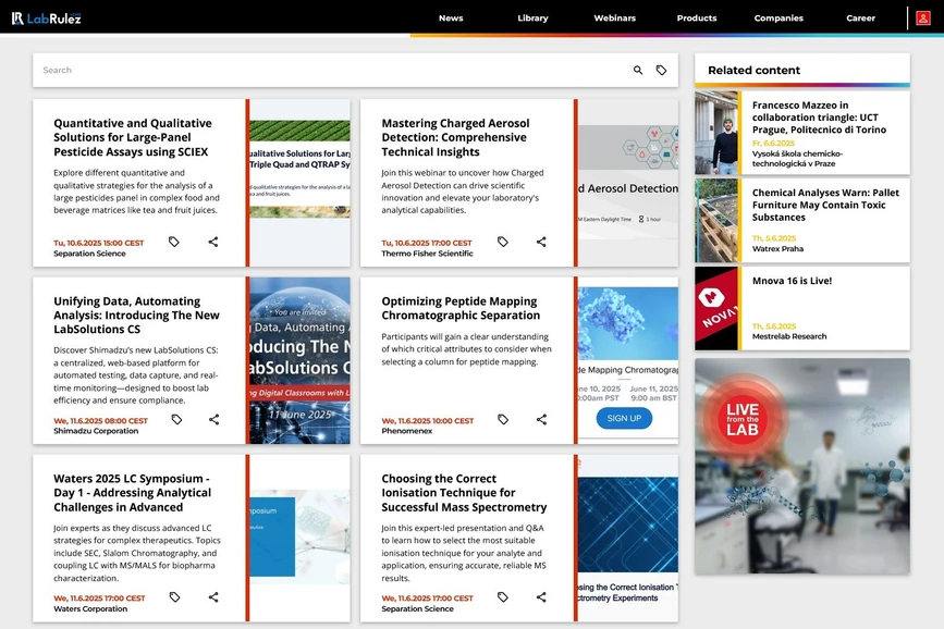 <p>LabRulez: Webinars LabRulezLCMS Week 24/2025</p>