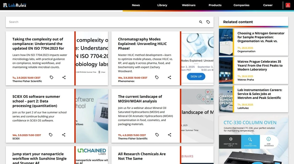 <p>LabRulez: Webinars LabRulezLCMS Week 36/2025</p>
